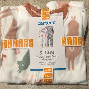 Carter's Kids Pajamas 2-Pack - White and Tan